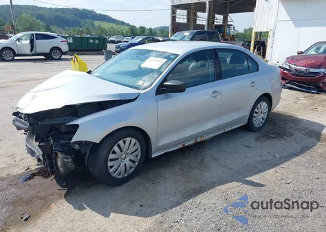 2011 Volkswagen Jetta 2.0L S из США, поврежденный, VIN 3VW1K7AJ9BM071368